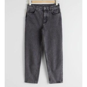 & Other Stories-Tapered Cropped High Waist Jeans